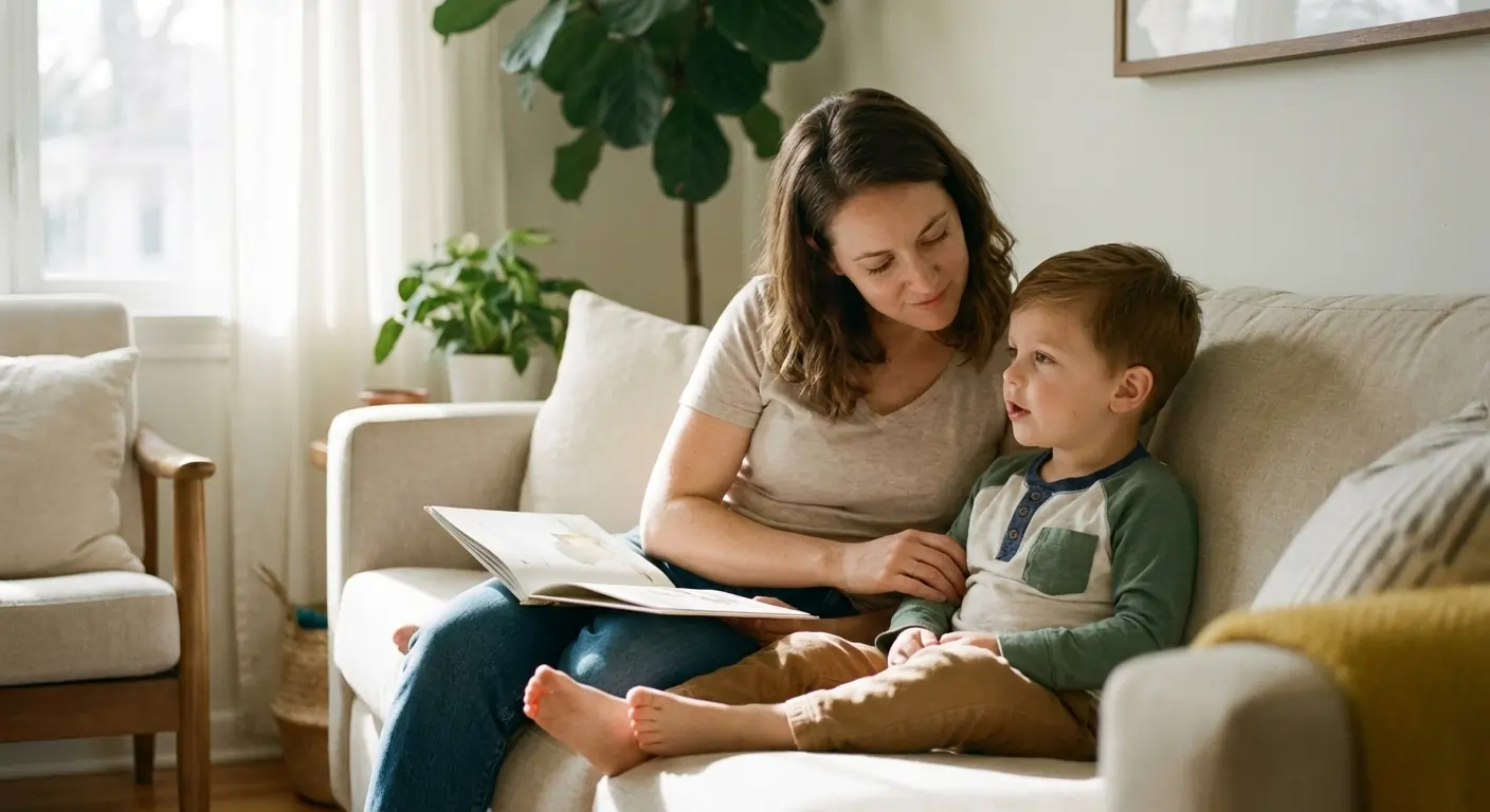 Родител и дете - плавна реч